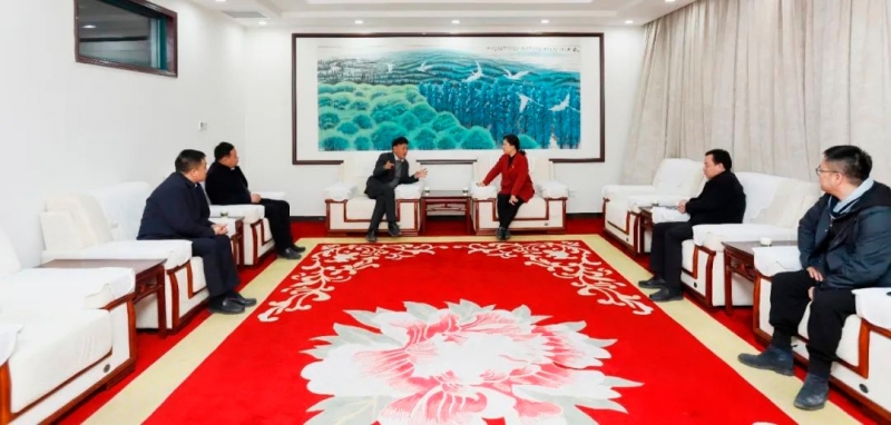 發(fā)揮產(chǎn)業(yè)優(yōu)勢 助力鄉(xiāng)村振興 | 民權(quán)縣委副書記、縣長王靜嫻會見關(guān)曉彥董事長一行